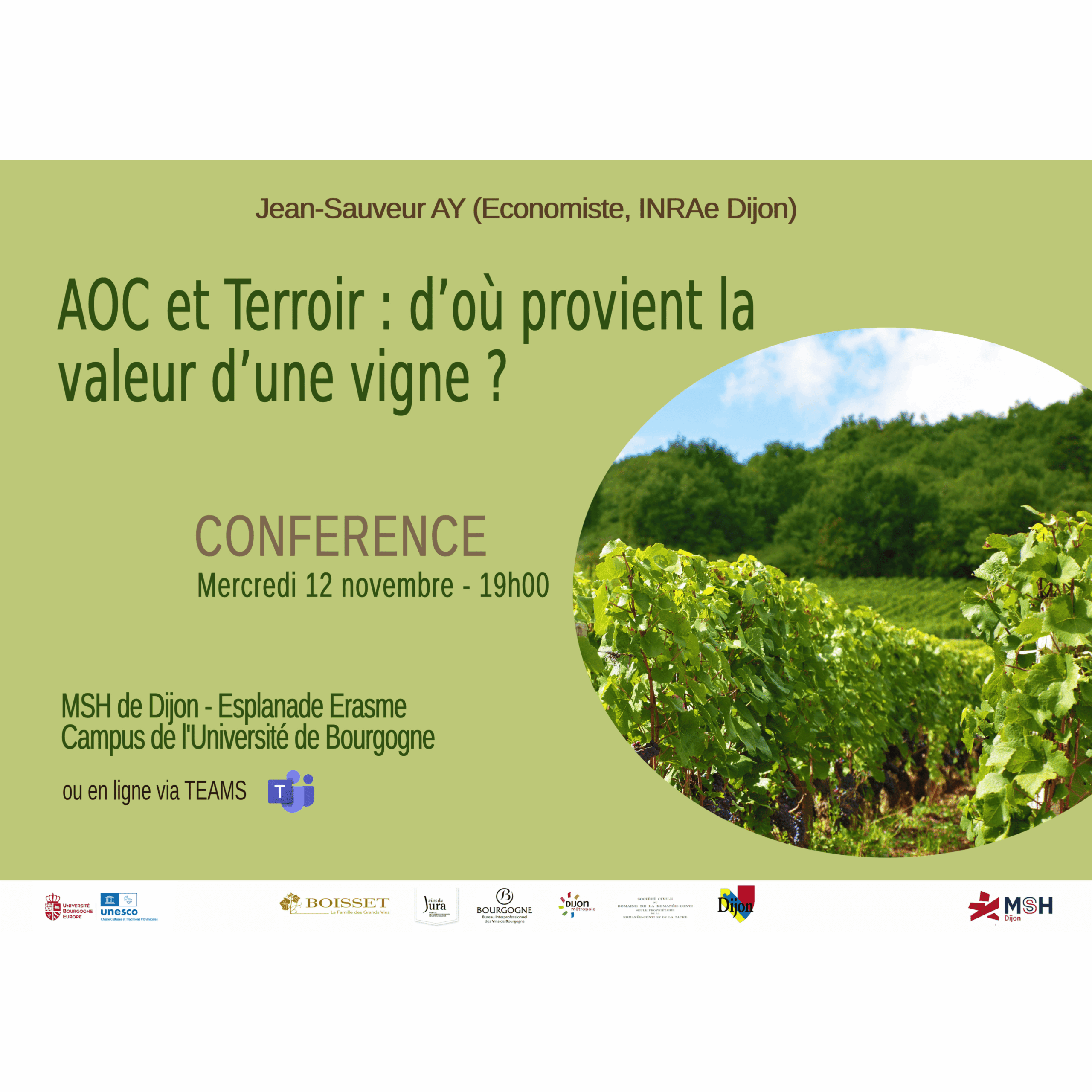 conférence Ay AOC et Terroir